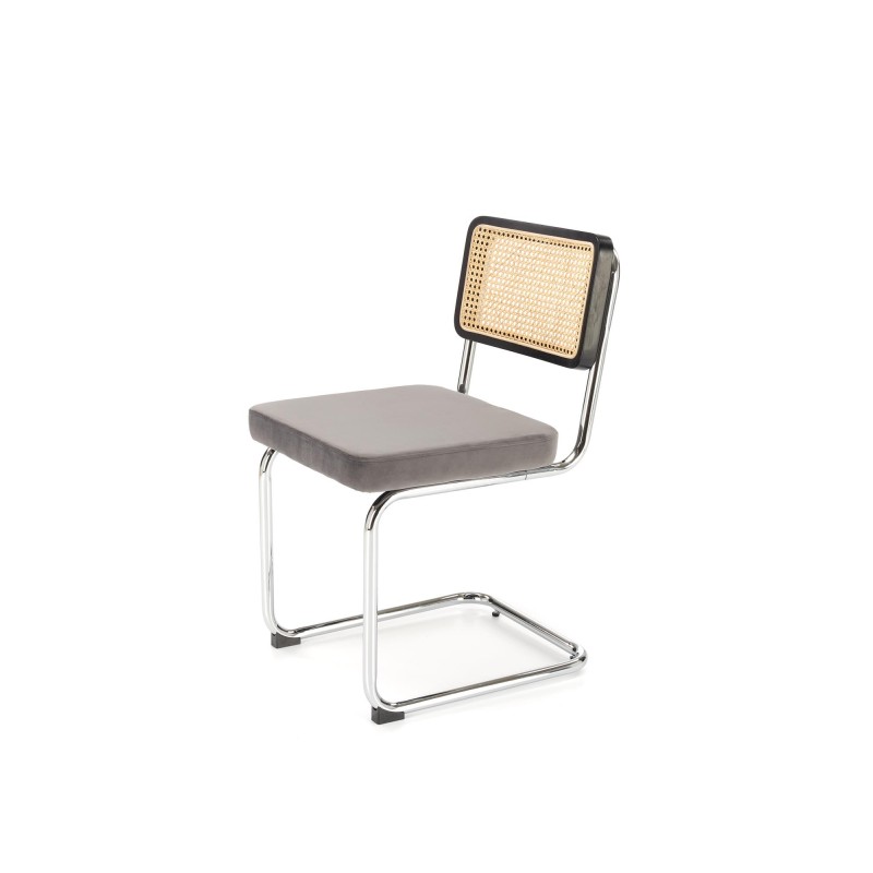 'K504 Ash Grey / Black Chair' 'K504 Ash Grey / Black Chair'