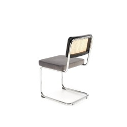 'K504 Ash Grey / Black Chair' 'K504 Ash Grey / Black Chair'