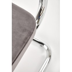'K504 Ash Grey / Black Chair' 'K504 Ash Grey / Black Chair'