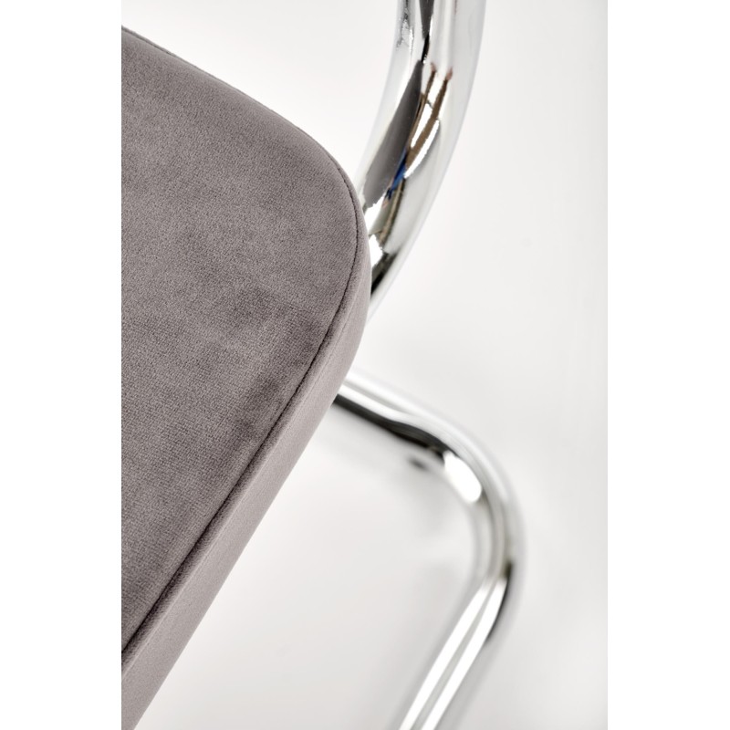 'K504 Ash Grey / Black Chair' 'K504 Ash Grey / Black Chair'