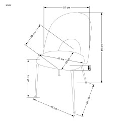 K505 krzesło wielobarwny (1p 4szt) K505 krzesło wielobarwny (1p 4szt)