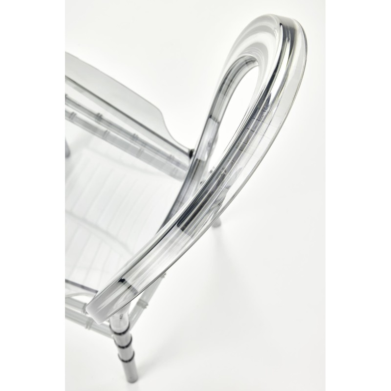 'K513 Polycarbonate Chair, Smoked' 'K513 Polycarbonate Chair, Smoked'
