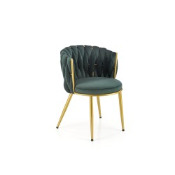 'K517 Dark Green / Gold Chair' 'K517 Dark Green / Gold Chair'