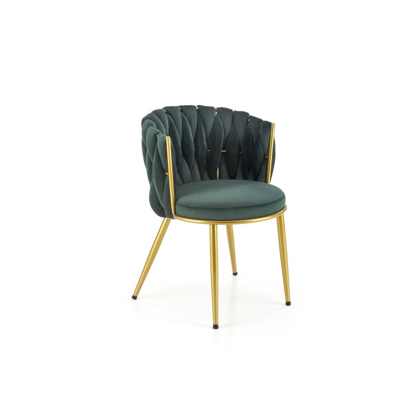 'K517 Dark Green / Gold Chair' 'K517 Dark Green / Gold Chair'