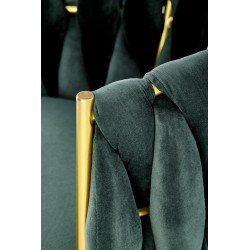 'K517 Dark Green / Gold Chair' 'K517 Dark Green / Gold Chair'