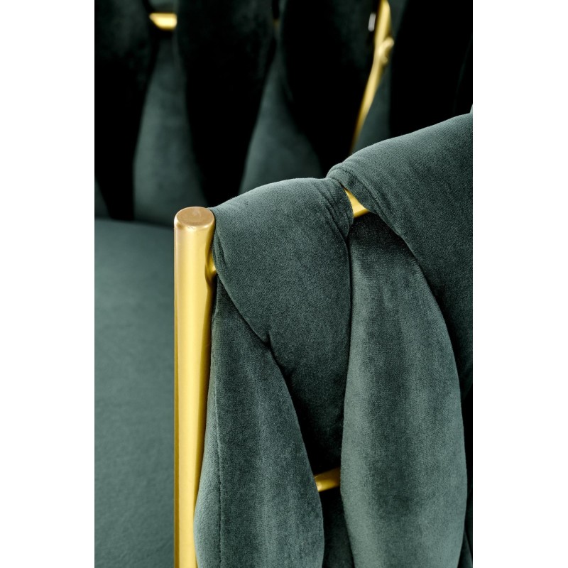 'K517 Dark Green / Gold Chair' 'K517 Dark Green / Gold Chair'