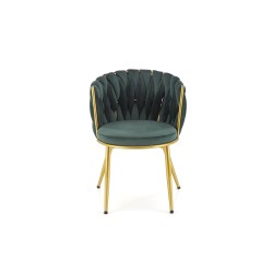 'K517 Dark Green / Gold Chair' 'K517 Dark Green / Gold Chair'