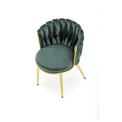 'K517 Dark Green / Gold Chair' 'K517 Dark Green / Gold Chair'