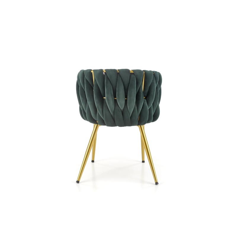 'K517 Dark Green / Gold Chair' 'K517 Dark Green / Gold Chair'