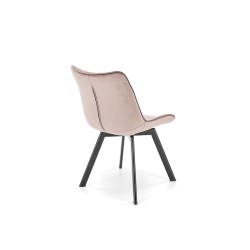 'K520 Chair Legs - Black, Seat - Beige' 'K520 Chair Legs - Black, Seat - Beige'