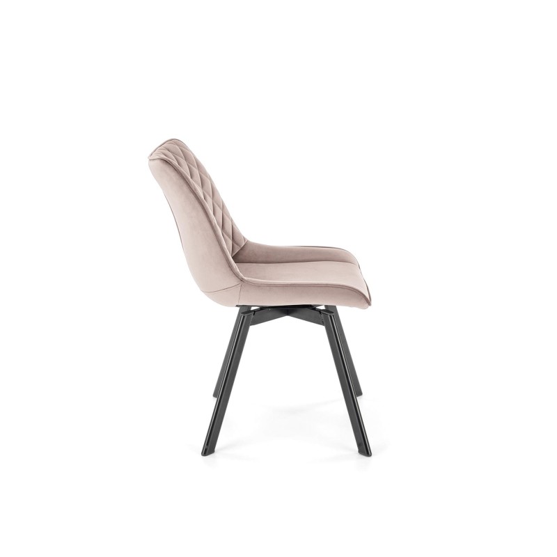 'K520 Chair Legs - Black, Seat - Beige' 'K520 Chair Legs - Black, Seat - Beige'