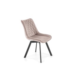 'K520 Chair Legs - Black, Seat - Beige' 'K520 Chair Legs - Black, Seat - Beige'