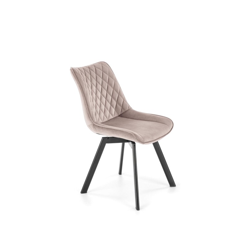 'K520 Chair Legs - Black, Seat - Beige' 'K520 Chair Legs - Black, Seat - Beige'