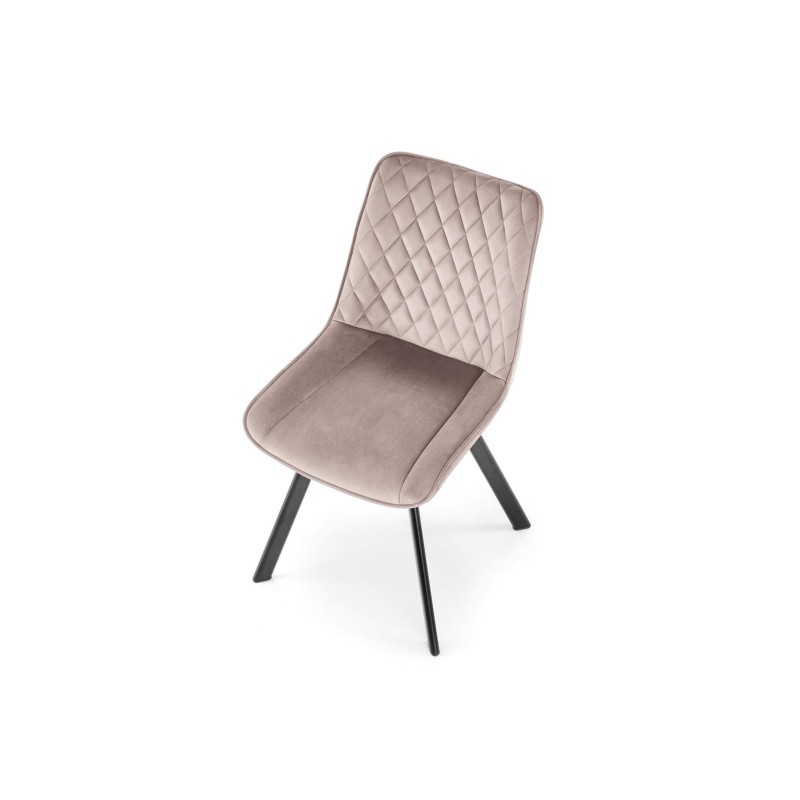 'K520 Chair Legs - Black, Seat - Beige' 'K520 Chair Legs - Black, Seat - Beige'