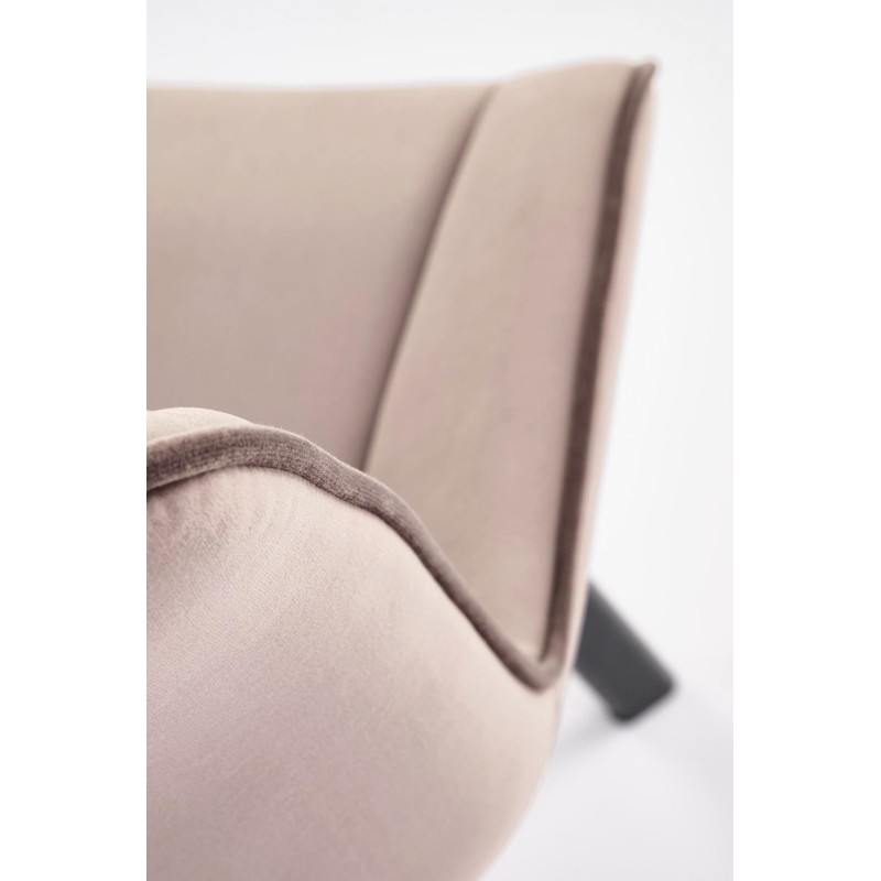 'K520 Chair Legs - Black, Seat - Beige' 'K520 Chair Legs - Black, Seat - Beige'