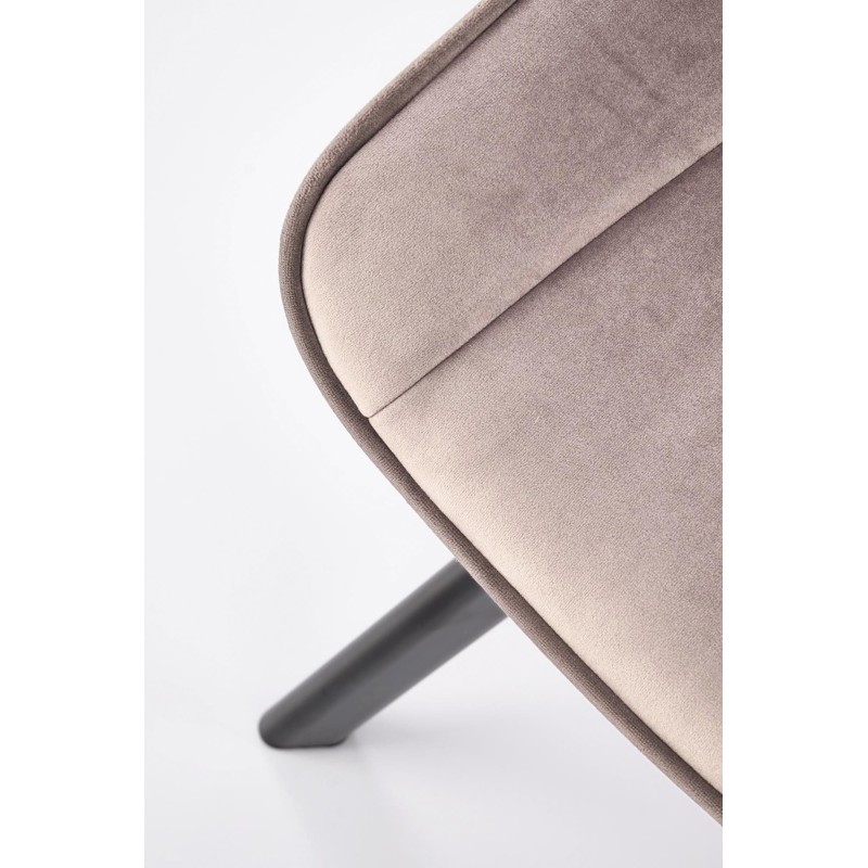 'K520 Chair Legs - Black, Seat - Beige' 'K520 Chair Legs - Black, Seat - Beige'