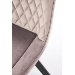 'K520 Chair Legs - Black, Seat - Beige' 'K520 Chair Legs - Black, Seat - Beige'