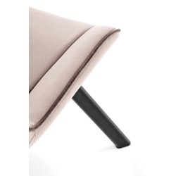 'K520 Chair Legs - Black, Seat - Beige' 'K520 Chair Legs - Black, Seat - Beige'