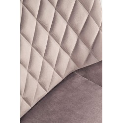 'K520 Chair Legs - Black, Seat - Beige' 'K520 Chair Legs - Black, Seat - Beige'