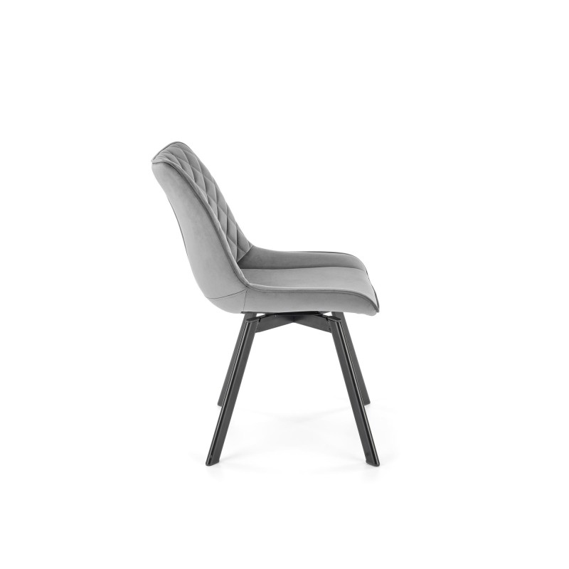 'K520 Chair Legs - Black, Seat - Dark Ash' 'K520 Chair Legs - Black, Seat - Dark Ash'