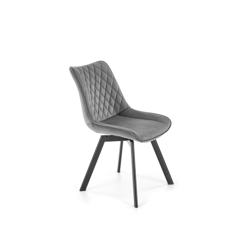 'K520 Chair Legs - Black, Seat - Dark Ash' 'K520 Chair Legs - Black, Seat - Dark Ash'