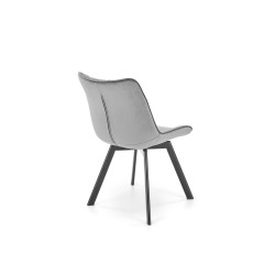 'K520 Chair Legs - Black, Seat - Dark Ash' 'K520 Chair Legs - Black, Seat - Dark Ash'