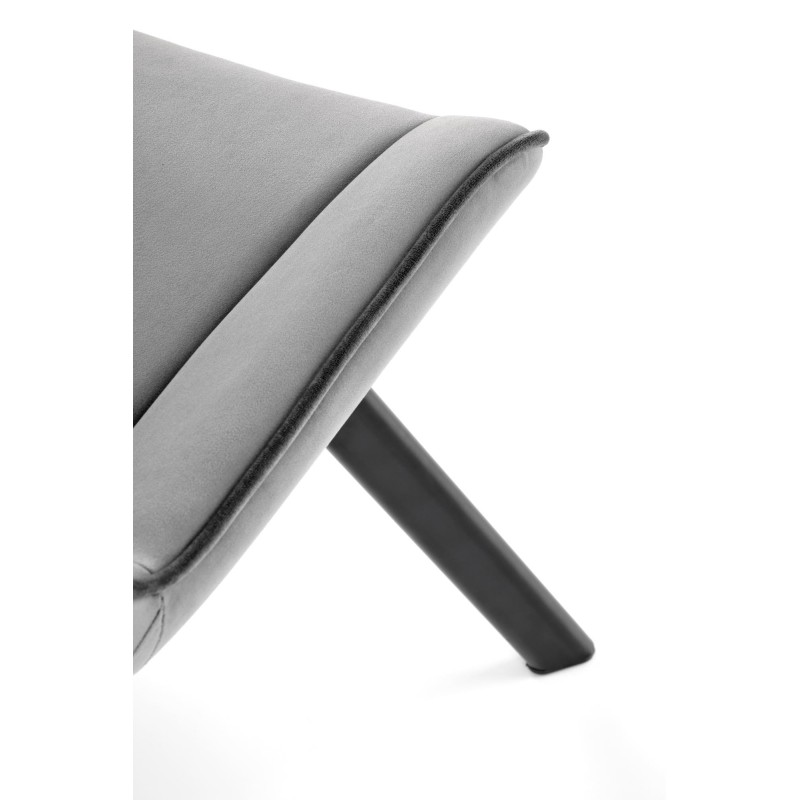 'K520 Chair Legs - Black, Seat - Dark Ash' 'K520 Chair Legs - Black, Seat - Dark Ash'
