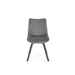 'K520 Chair Legs - Black, Seat - Dark Ash' 'K520 Chair Legs - Black, Seat - Dark Ash'