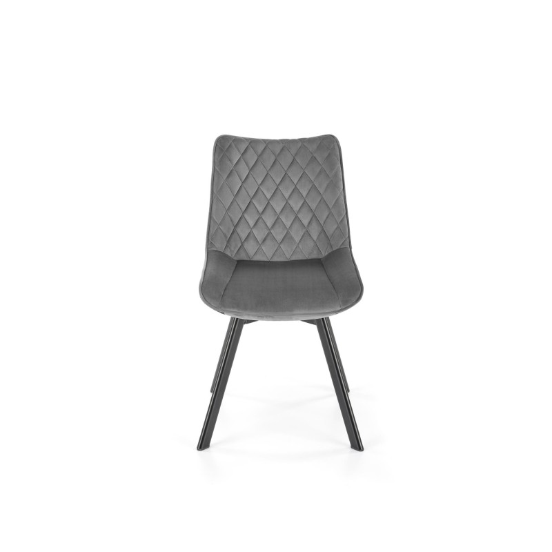 'K520 Chair Legs - Black, Seat - Dark Ash' 'K520 Chair Legs - Black, Seat - Dark Ash'