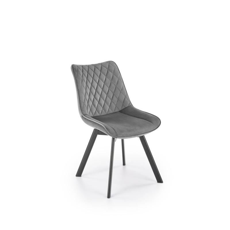 'K520 Chair Legs - Black, Seat - Dark Ash' 'K520 Chair Legs - Black, Seat - Dark Ash'