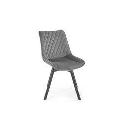 'K520 Chair Legs - Black, Seat - Dark Ash' 'K520 Chair Legs - Black, Seat - Dark Ash'