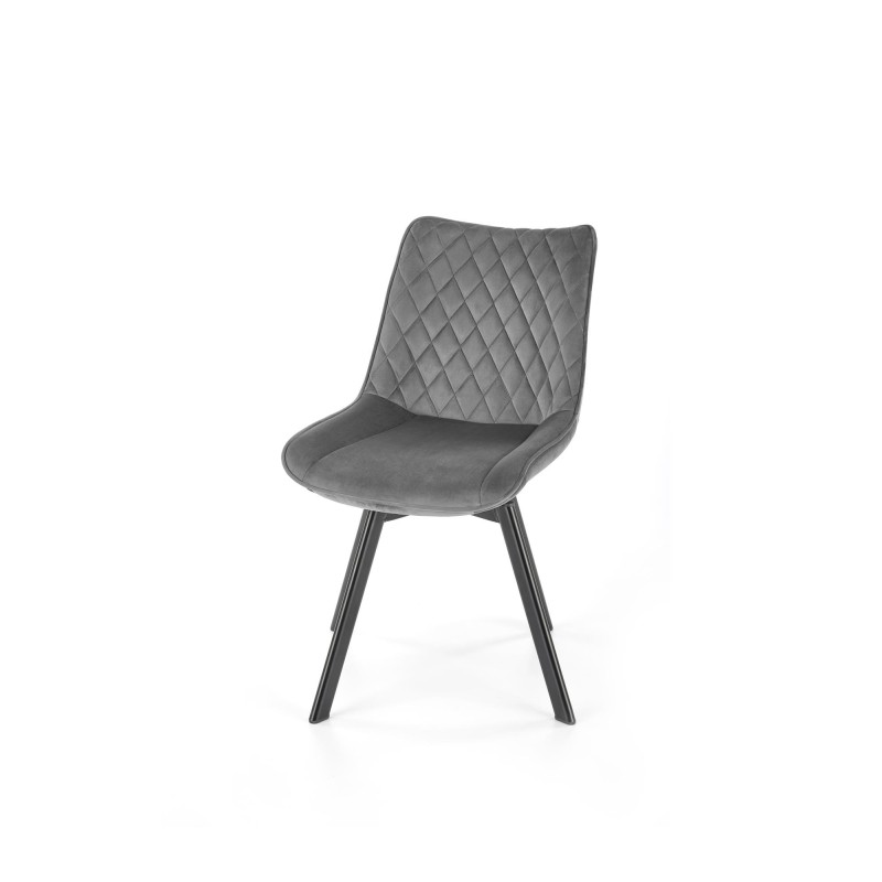 'K520 Chair Legs - Black, Seat - Dark Ash' 'K520 Chair Legs - Black, Seat - Dark Ash'