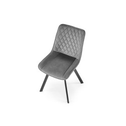 'K520 Chair Legs - Black, Seat - Dark Ash' 'K520 Chair Legs - Black, Seat - Dark Ash'