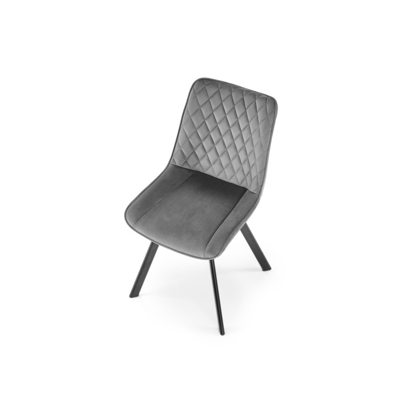 'K520 Chair Legs - Black, Seat - Dark Ash' 'K520 Chair Legs - Black, Seat - Dark Ash'