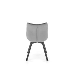 'K520 Chair Legs - Black, Seat - Dark Ash' 'K520 Chair Legs - Black, Seat - Dark Ash'