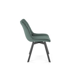 'K520 Chair Legs - Black, Seat - Dark Green' 'K520 Chair Legs - Black, Seat - Dark Green'