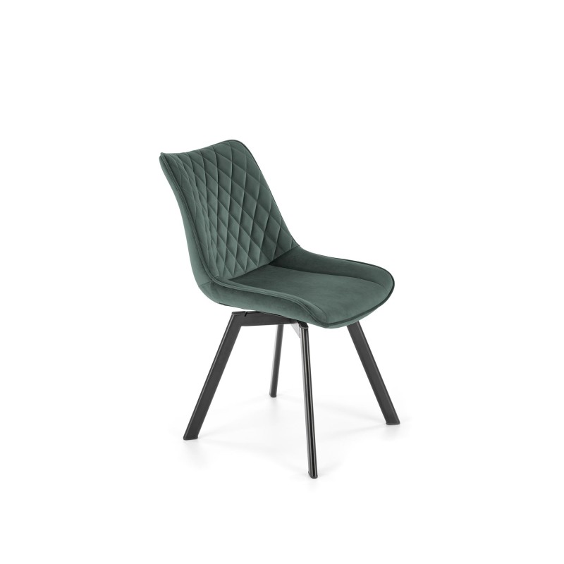 'K520 Chair Legs - Black, Seat - Dark Green' 'K520 Chair Legs - Black, Seat - Dark Green'
