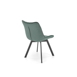 'K520 Chair Legs - Black, Seat - Dark Green' 'K520 Chair Legs - Black, Seat - Dark Green'
