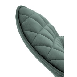 'K520 Chair Legs - Black, Seat - Dark Green' 'K520 Chair Legs - Black, Seat - Dark Green'