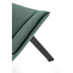'K520 Chair Legs - Black, Seat - Dark Green' 'K520 Chair Legs - Black, Seat - Dark Green'