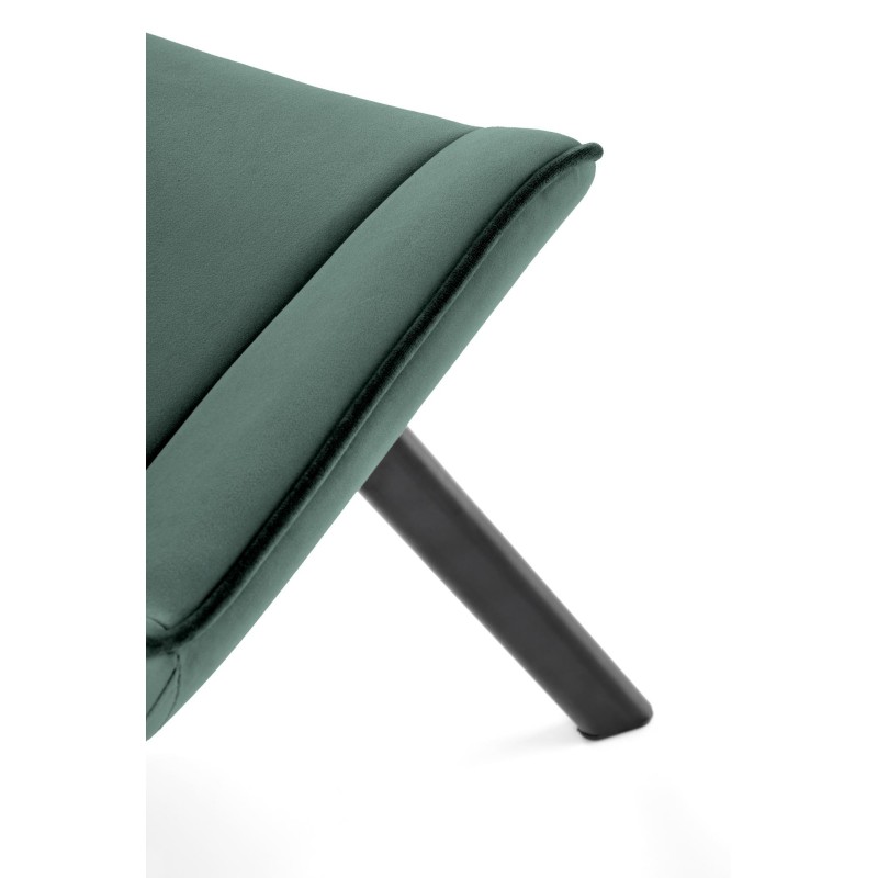 'K520 Chair Legs - Black, Seat - Dark Green' 'K520 Chair Legs - Black, Seat - Dark Green'