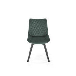 'K520 Chair Legs - Black, Seat - Dark Green' 'K520 Chair Legs - Black, Seat - Dark Green'