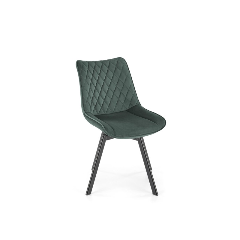 'K520 Chair Legs - Black, Seat - Dark Green' 'K520 Chair Legs - Black, Seat - Dark Green'