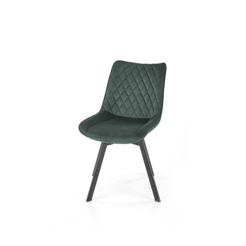 'K520 Chair Legs - Black, Seat - Dark Green' 'K520 Chair Legs - Black, Seat - Dark Green'