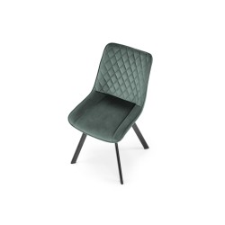 'K520 Chair Legs - Black, Seat - Dark Green' 'K520 Chair Legs - Black, Seat - Dark Green'