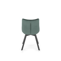 'K520 Chair Legs - Black, Seat - Dark Green' 'K520 Chair Legs - Black, Seat - Dark Green'