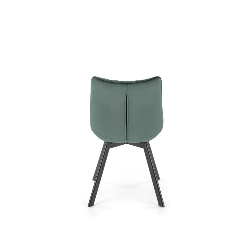 'K520 Chair Legs - Black, Seat - Dark Green' 'K520 Chair Legs - Black, Seat - Dark Green'