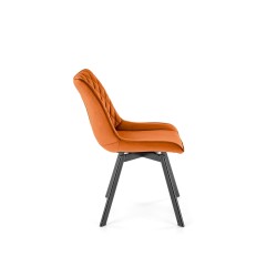 'K520 Chair Legs - Black, Seat - Cinnamon' 'K520 Chair Legs - Black, Seat - Cinnamon'