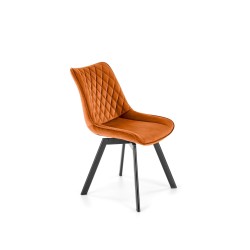 'K520 Chair Legs - Black, Seat - Cinnamon' 'K520 Chair Legs - Black, Seat - Cinnamon'