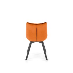 'K520 Chair Legs - Black, Seat - Cinnamon' 'K520 Chair Legs - Black, Seat - Cinnamon'